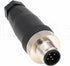 Eonvic M12 5 Pin Male & Female A Code Circular Aviation Plug, 60V 4A Waterproof Connector Cable Adapter
