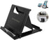 Foldable Portable Phone Tablet Stand Holder, Adjustable Angle for Desktop, Compatible with iPhone and iPad