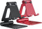Nulaxy 2 Pack Dual Folding Cell Phone Stand, Fully Adjustable Foldable Desktop Holder Compatible with Phone 14 13 12 Pro