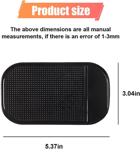 ZIMISI 5PCS (5PCS) Car Dashboard Non-Slip Mat, Thicker Sticky Mat & Anti Slip Pad, Cell Phone Bracket Mats, Anti-Slip