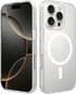 IceSword Clear Compatible with iPhone 17 Pro Max Case, Magnetic, Slim Thin Translucent Matte Shockproof