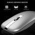 Foldable Wireless ARC Mouse, Bluetooth Travel Mouse, Rechargeable 360° Rotating Ultra Slim for Dell HP Lenovo with