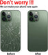 Rear Back Glass Replacement for iPhone 13 Pro 6.1 inch All Carriers with Professional Repair Tool Kits (Alpine Green)