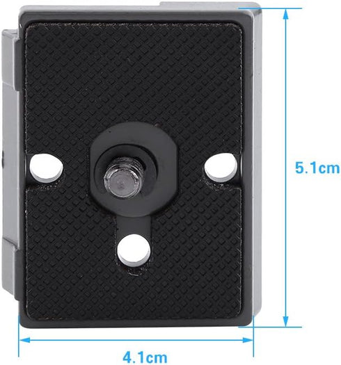 Manfrotto Quick Release Plate for 055Xprob Tripod, Compatible with 1/4" Screw Hole Camera Fit Plate
