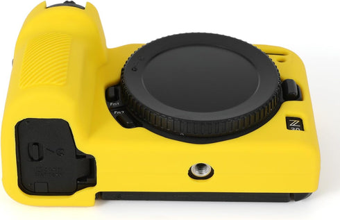 Rieibi Z30 Soft Silicone Protective Case for Nikon Z30 Digital Camera, Lightweight Grip Body Skin - Yellow