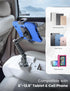eSamcore Tablet Holder for Car, iPad Cup Holder Mount with 1.57" Depth Large Clamp, 15" Height Adjustable for 6"-12.9"