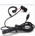 Single Side Earbud Headphones Stereo in-Ear Earphone Removable Hook Earphone for PC Smartphones MP3 MP4 Players