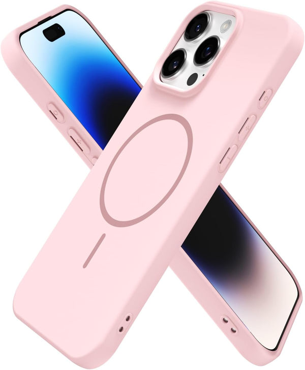 oakxco for iPhone 14 Pro Case Silicone Mag Safe, Magnetic Slim Thin Phone