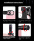 LXSMPWY 64X Zoom Mobile Phone Telephoto Lens with Tripod & Phone Clamp - HD FMC Monocular Lens for Long Distance