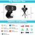 ZIQIAN 1080p 110 2,Video Webcam HD ,Live Streaming HD Camera with Stereo Microphone, PC Desktop or Laptop USB Webcam