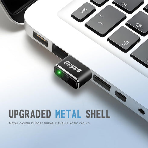 Geyes USB Mouse Jiggler, Undetectable Mouse Mover Device Has Two Swing Modes Jiggle and Multi-Track,Keeps