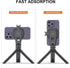 VRIG MG-03 16 15 14 13 12 360 Magnetic Phone Tripod Mount, Tripod Mount for Magsafe Cold Shoe for iPhone Series