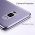 Unov Case for Galaxy S8, Clear Soft TPU Shock Absorption Slim Protective Back Cover with Floral Design (Flower Bouquet)