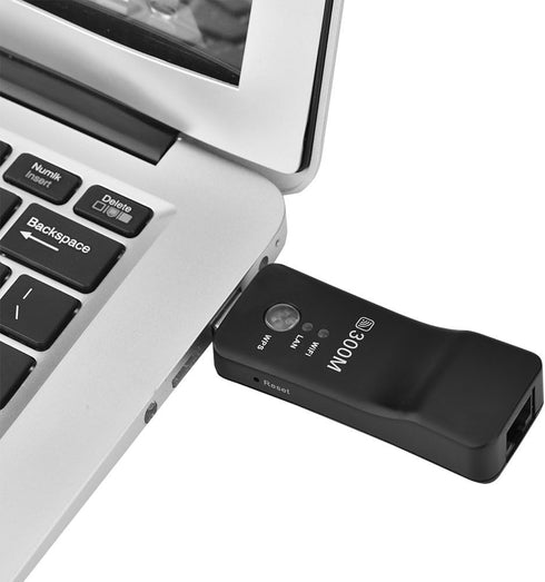 Tosuny 300M Mini WiFi Range Extender, High Speed USB Wireless Repeater WiFi Booster Signal Amplifier for Smart TV