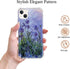 Iconic Painting Lilac Case Compatible with iPhone 13, Aesthetic Lilac Flower Famous Art Case for Women Men