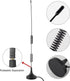 ACEIRMC 2pcs VHF UHF Ham Amateur Radio Police Scanner Antenna Magnetic Base BNC Male Antenna Compatible with Uniden