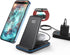 Minthouz 3 in 1 Fast Wireless Charging Station with 20W Adapter for Multiple Devices, Compatible with iPhone