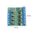 PWM 4-Channel PLC Amplifier Circuit Board, MOS FET Module Driver 3-20V to 3.7-27VDC 10A