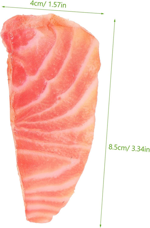 GARIOUANS Fake Salmon Model Realistic PVC Salmon Food Prop for Photography Restaurant Decor and Sushi Plate Display