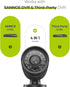 SANNCE 1080P 4-in-1 Security Camera, AHD/TVI/CVI/CVBS, IP66 Weatherproof Bullet Camera, 100ft Night Vision, No Power