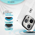 Speck 16 CandyShell Grip Case - iPhone Pro Slim MagSafe - White/Black