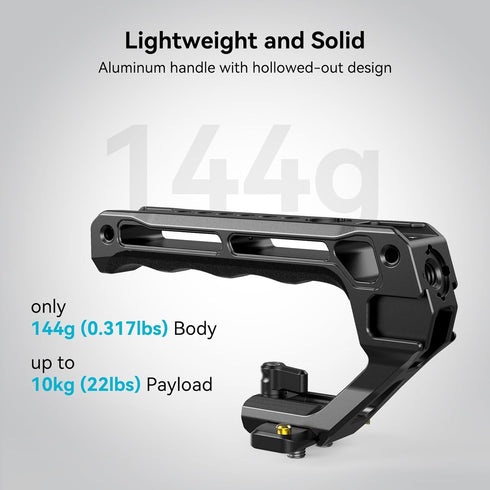 SMALLRIG Lightweight NATO Top Handle, Quick Release NATO Grip with NATO Rail for DSLR Camera Cage, Universal Top Handle