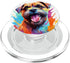 Border Terrier Portrait Colour Artwork PopSockets MagSafe PopGrip for iPhone