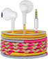 URIZONS Kids Earphones Wired Headphones - Colorful Nylon Braided Earbuds with Mic Tangle Free for Girls Kids for Samsung