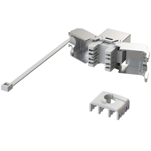 LINKUP RJ45 Connectors Cat6A, 2 Pack, Shielded Keystone Jack for Cat6A up to 22AWG Solid Bulk S/FTP Ethernet Cable