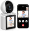 MYPIN 2K Two-Way Video/Audio Indoor Camera, Child/Elder/Dog/Pet Camera with Phone App& 360 Degrees