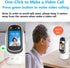 Video Call Security Camera Indoor, Nanny Camera Baby Monitor, 2-Way Video Call, 1080P 2.8 inch HD Screen