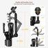 Commuters 5.31'' Phone Holders for Your Car, Adjustable Car Cup Holder Expander with Rubber Grip, Secure Hold