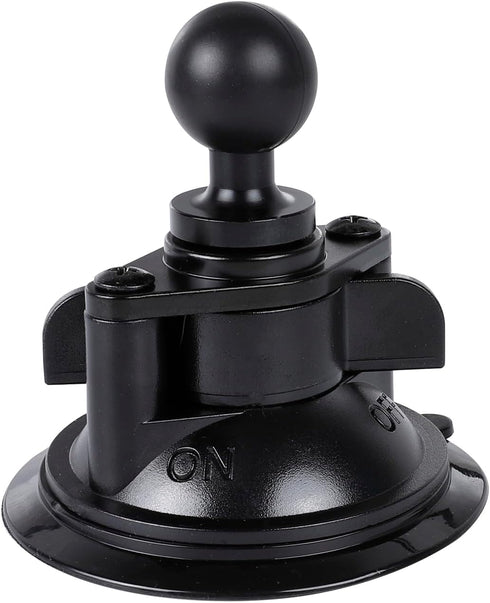 Suction Cup Base Mount with 25mm/1" Ball, Compatible with RAM Mounts and Other B Size Double Ball Socket