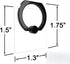 Transparent Phone Ring Holder Grip - 360 Degree Free Rotation, Clear Cell Phone Finger Ring Kick-Stand for iPhone and