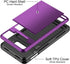 Vofolen Cover for Galaxy S10e Case, Wallet Card Holder, Anti-Scratch Dual Layer Protective Hard Shell