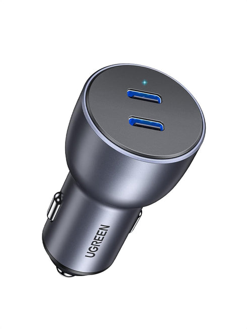 UGREEN USB C Car Charger, 40W Type C Dual PD 20W Fast Charger Adapter Compatible with iPhone 15/14/13/12/11, iPad