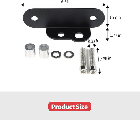 Tailgate Hinge CB Antenna Mount for Jeep Wrangler JL & Unlimited 2018-2023