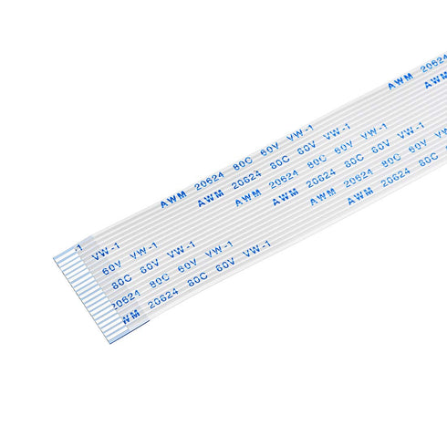 uxcell Flexible Flat Cable - 150mm 1mm Pitch 20 Pins FPC FFC Ribbon Cable for LCD TV Car Audio DVD Player, 10Pcs (A