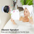 Bluetooth Shower Speaker, Portable Bluetooth Wireless Waterproof Speaker for Pool, Floating IP67 LED Light Bathroom Speaker with Suction Cup, Built in Mic, for Camping Beach Travel