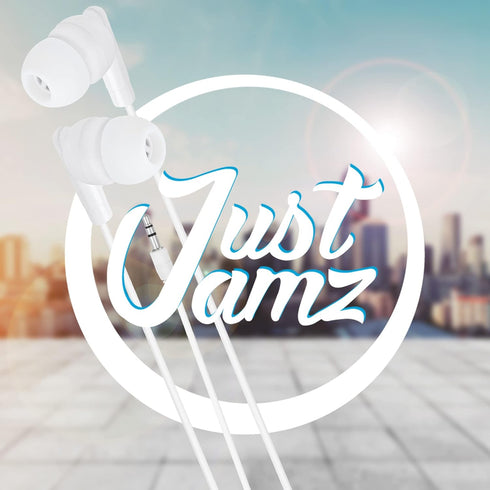 Earbuds 30 Pack | Bulk Basic Earbuds, Pearl White in-Ear Earbuds, Disposable Earphones, Affordable Headphones, 3.5 MM