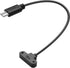 USB 2.0 Type C Panel Mount Adapter Cable, 90 Degree Angle USB C Male to Female Extension, 1ft/30cm