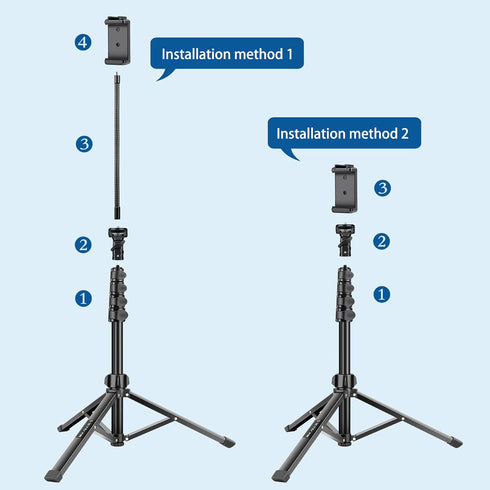 Victiv 85" 14 13 12 Phone Tripod Stand, Tall Cellphone Tripod for iPhone with Gooseneck Remote, Flexible Portable Phone