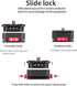Quick Release Plate Kit QR Plate Camera Mount Adapter, Quick Release System with 1/4 Inch Screw for DSLR/Cameras/Tripod/Monopod/Slider/Handheld Gimbal/Stabilizer