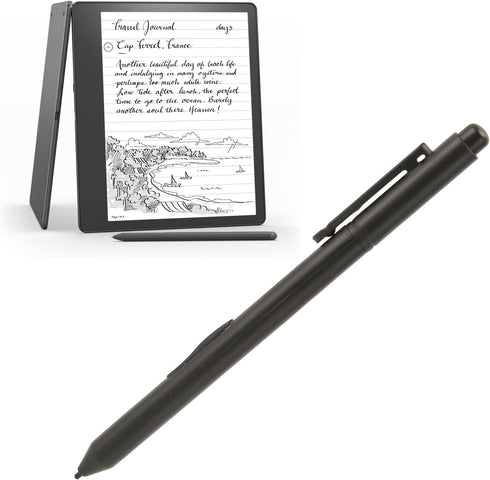 EMR Pen with Soft Tip, 5 Replacement Tips, 4096 Pressure Sensitivity, Support Palm Rejection and Tilt, Black