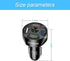Car Charger Adapter, 4 Ports USB Fast QC3.0 with LED Light Display, Compatible with iPhone 12 Pro Max, Galaxy S20 Ultra