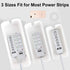 DUNCHATY 3 Pack Cable Management Box Organizer, Large Medium Small Cord Hider Box for TV Wires, Computer, Router, USB