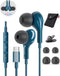 USB C Headphones Wired Earbuds Magnetic in-Ear Type C Earphone with Microphone for Samsung Galaxy, iPhone 15 Pro