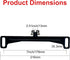 VOJKOREL 03) Universal Car Rear View Camera License Plate Bracket Backup Camera License Plate Mount Rearview Cam Mount