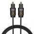 CableCreation Optical Digital Audio Cable 3.3FT, Thin Fiber Optic Toslink Gold Plated