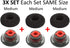 3X Ultra Comfort Eartips, Replacement Ear Buds for Plantronics Voyager 5200 Series